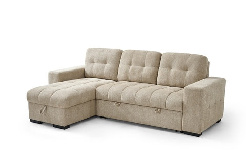 Serene Universal Corner Sofabed Beige