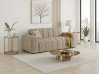 Clarity Sofa Beige 3 Seater - Sofa Sloth