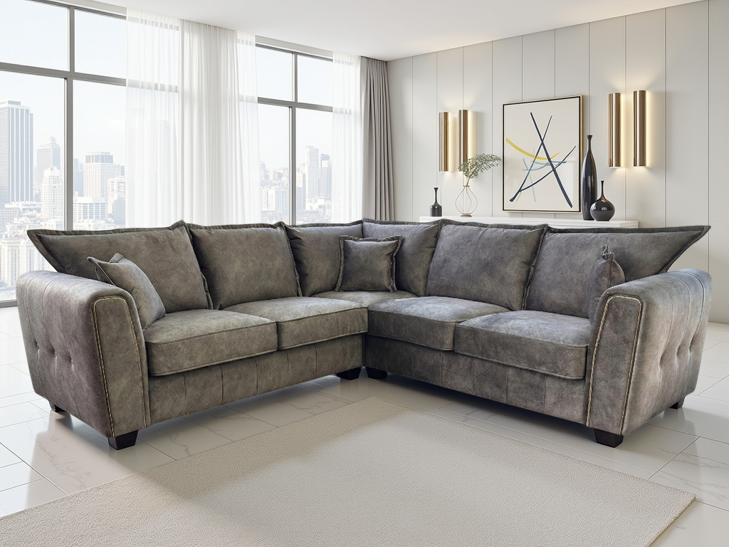 Slowmo Sofa Brown Large Corner