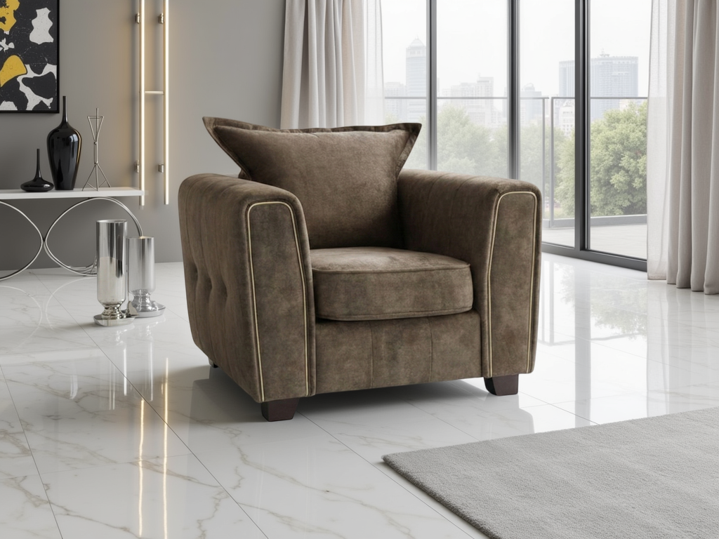 Slowmo Sofa Brown Armchair