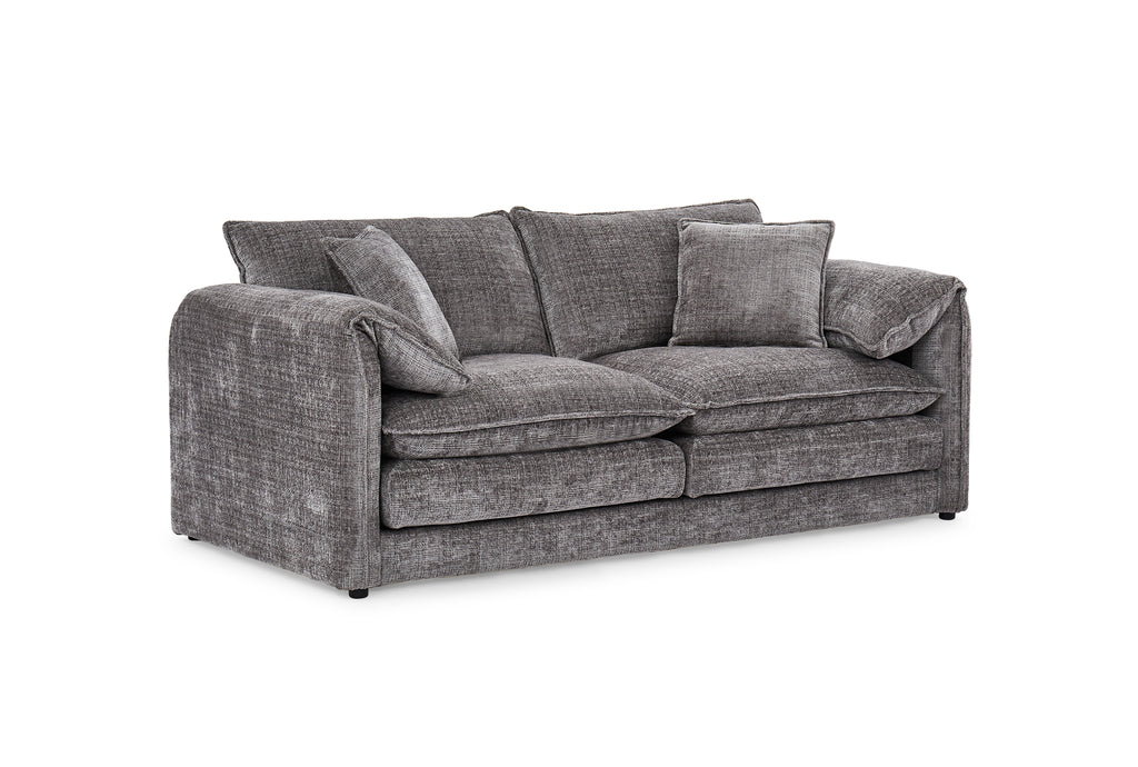 Harmony Sofa Grey 3 Seater - Sofa Sloth