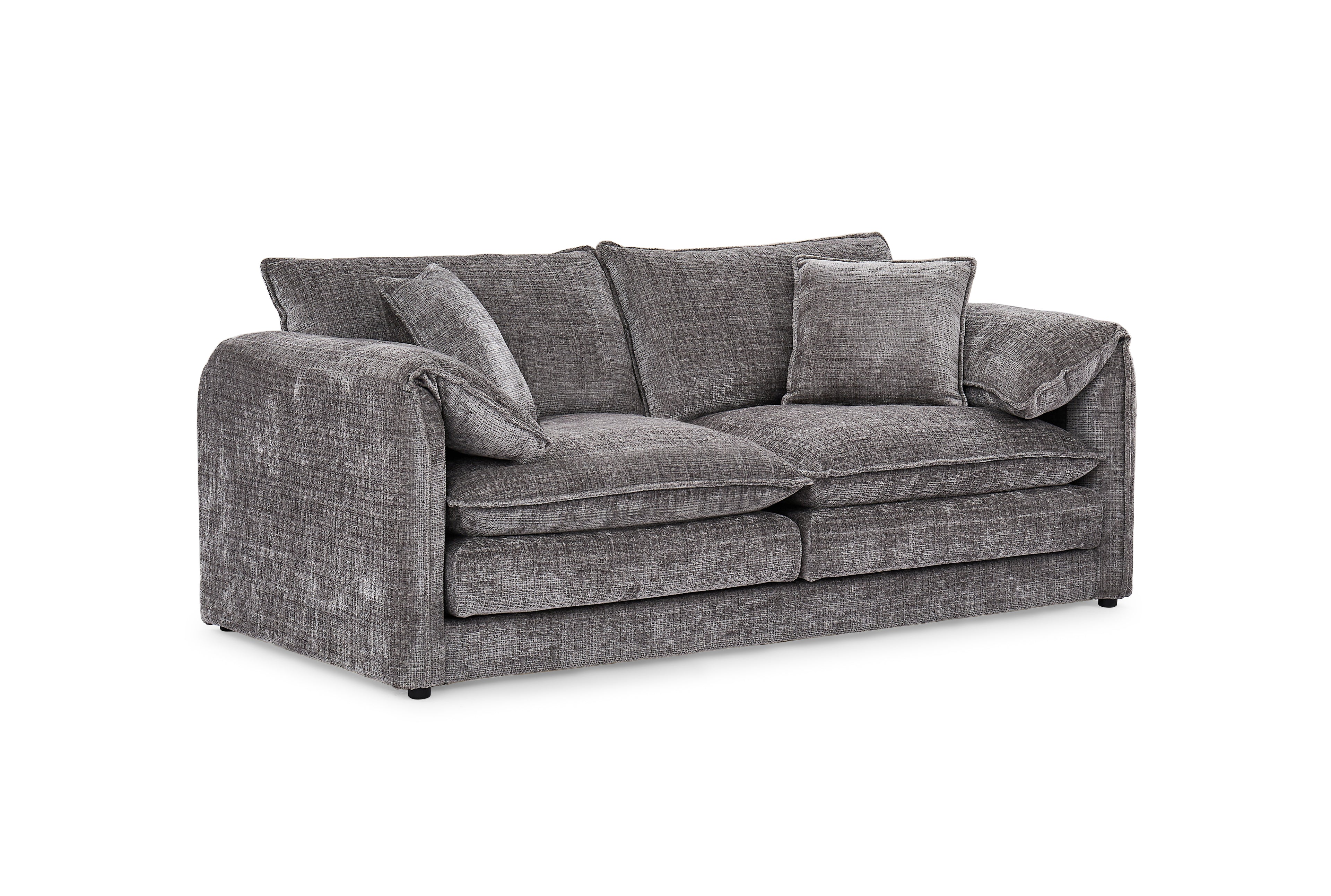 Harmony Sofa Grey 3 Seater - Sofa Sloth