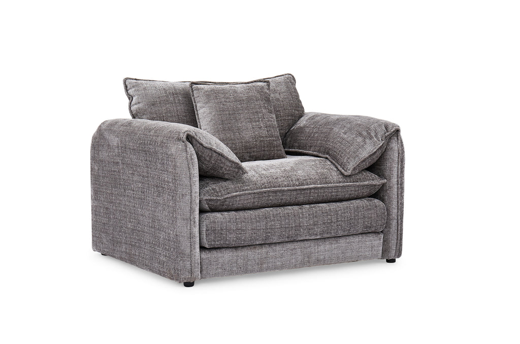 Harmony Sofa Grey Armchair - Sofa Sloth
