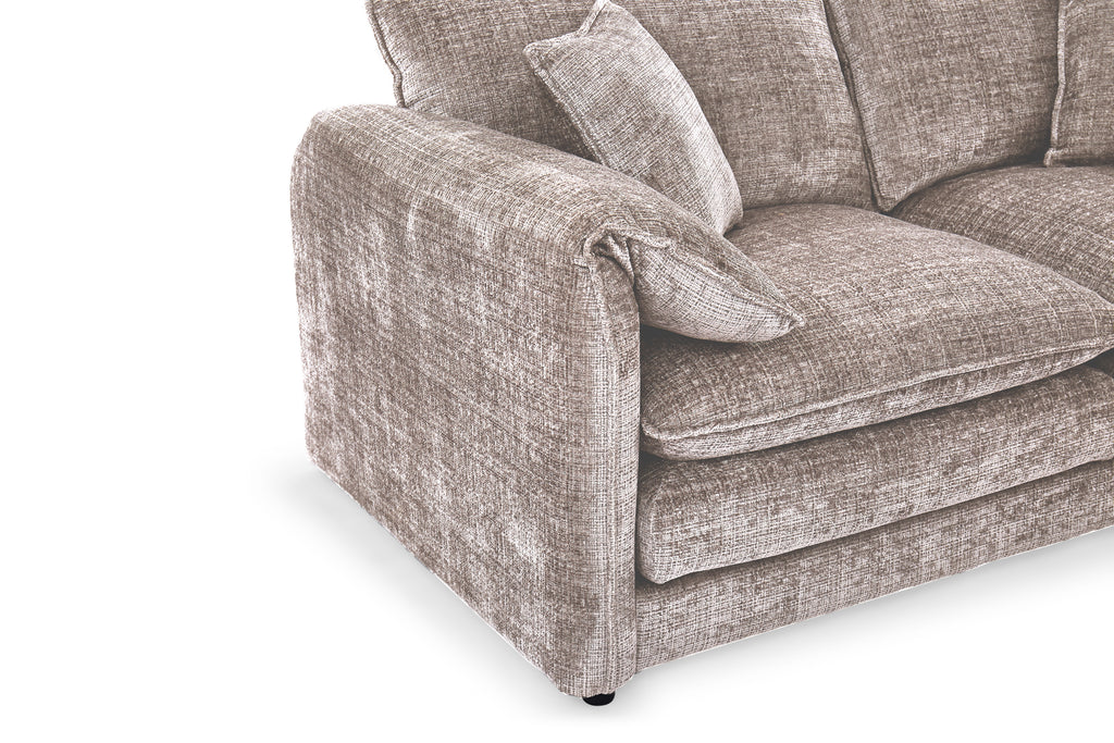 Harmony Sofa Beige 3 Seater - Sofa Sloth