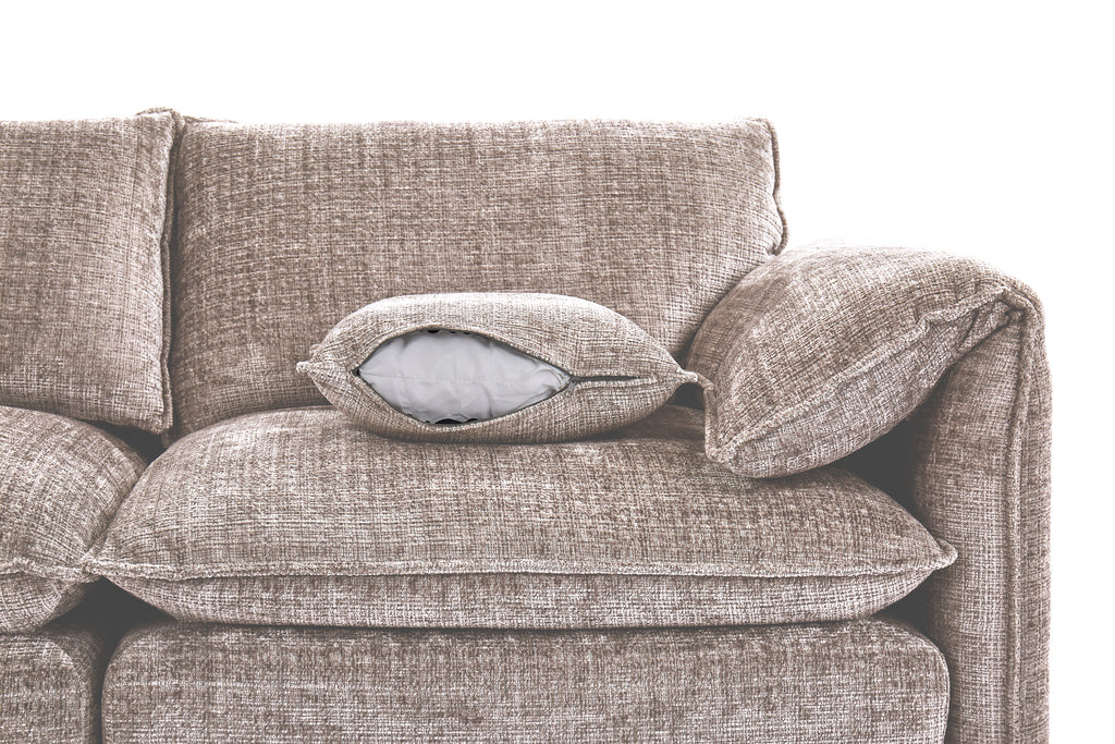 Harmony Sofa Beige 3 Seater - Sofa Sloth