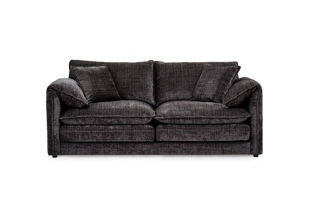 Harmony Sofa Black 3+2 Set - Sofa Sloth