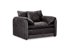 Harmony Sofa Black Armchair - Sofa Sloth