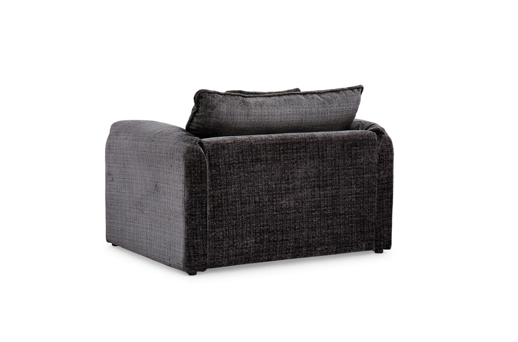 Harmony Sofa Black Armchair - Sofa Sloth