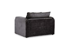 Harmony Sofa Black Armchair - Sofa Sloth