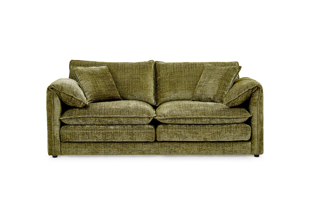 Harmony Sofa Green 3 Seater - Sofa Sloth