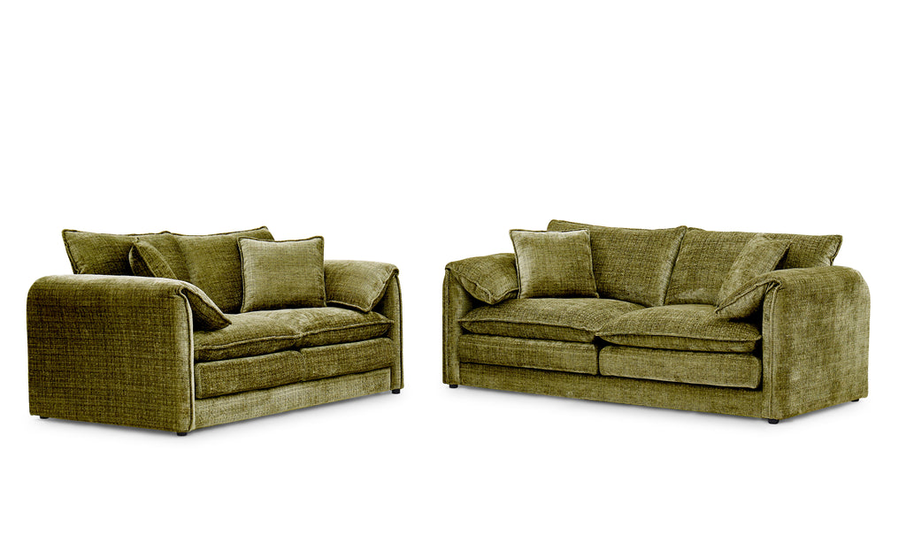 Harmony Sofa Green 3+2 Set - Sofa Sloth