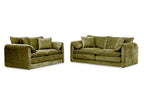 Harmony Sofa Green 3+2 Set - Sofa Sloth