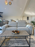 Retreat Electric Recliner Grey 3 Seater - Sofa Sloth