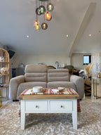 Retreat Electric Recliner Beige 3 Seater - Sofa Sloth