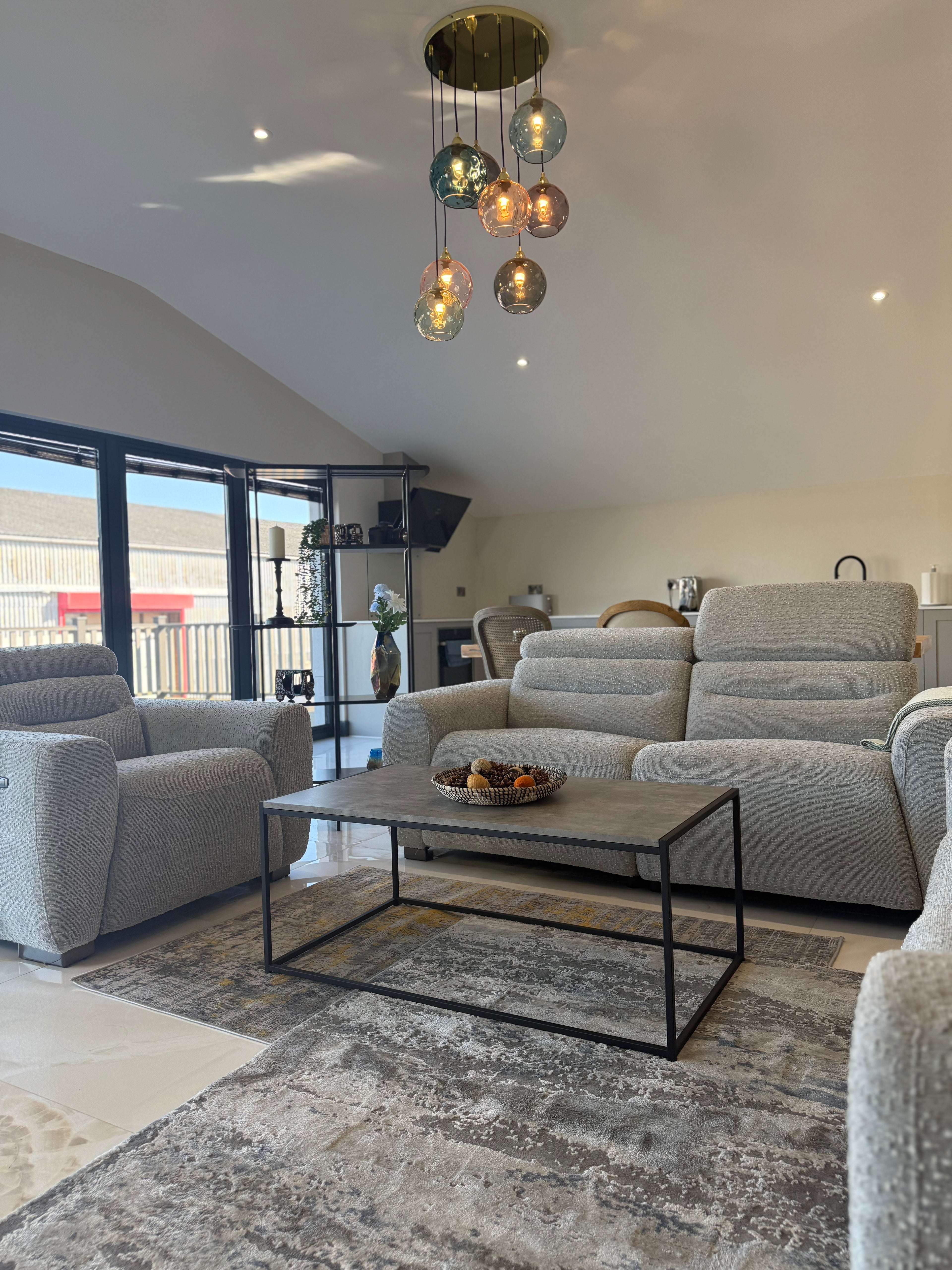 Retreat Electric Recliner Grey 3 Seater - Sofa Sloth