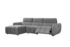 Tranquil Electric Recliner Sofa Charcoal Left Hand