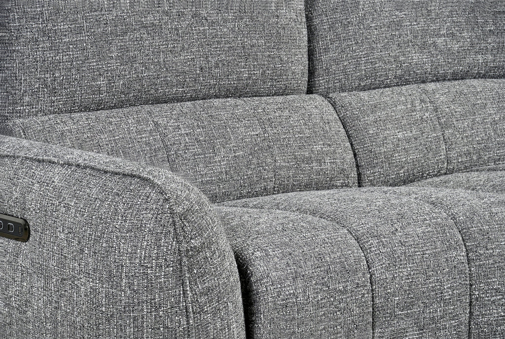 Tranquil Electric Recliner Sofa Charcoal Right Hand - Sofa Sloth
