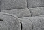 Tranquil Electric Recliner Sofa Charcoal Right Hand - Sofa Sloth