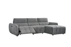 Tranquil Electric Recliner Sofa Charcoal Right Hand - Sofa Sloth