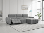 Tranquil Electric Recliner Sofa Charcoal Right Hand - Sofa Sloth