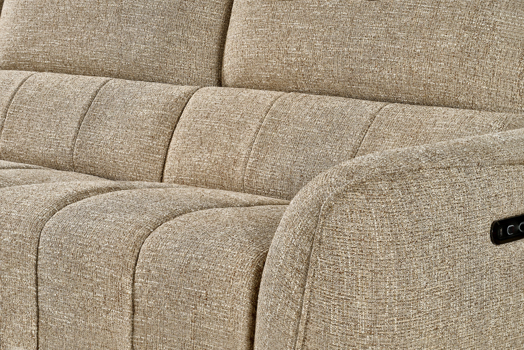 Tranquil Electric Recliner Sofa Mocha Right Hand