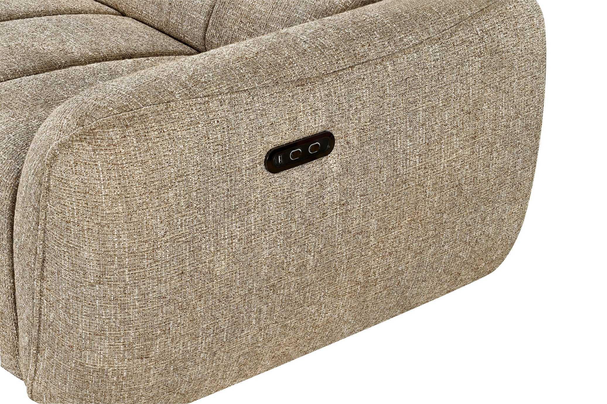 Tranquil Electric Recliner Sofa Mocha Right Hand