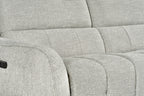 Tranquil Electric Recliner Sofa Silver Right Hand