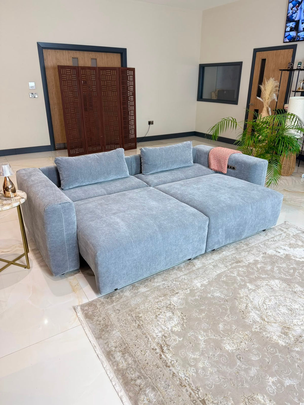 Snube Electric Sofabed Grey - Sofa Sloth