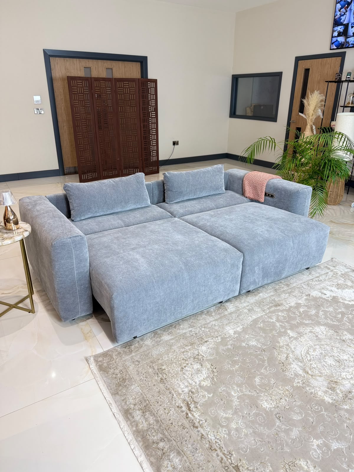 Snube Electric Sofabed Grey - Sofa Sloth