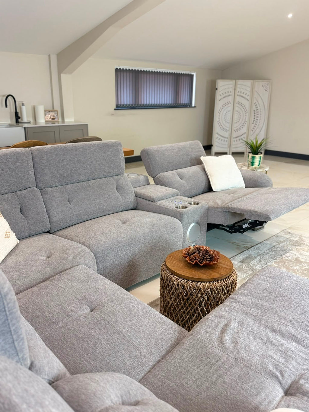 Nimbus Electric Recliner Sofa Large Corner