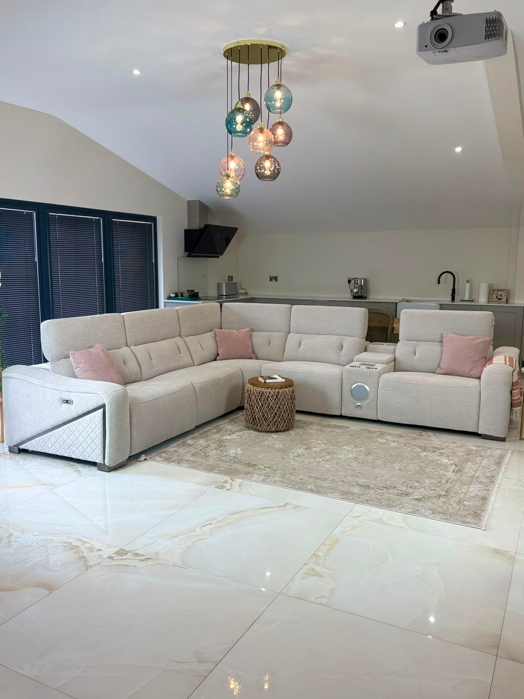 Nimbus Electric Recliner Sofa Large Corner