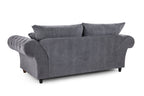 Vista Fullback Sofa Grey 3 Seater
