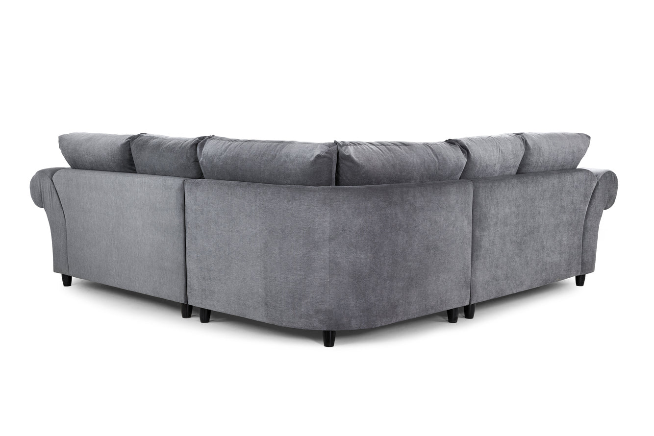 Vista Fullback Sofa Grey Large Corner