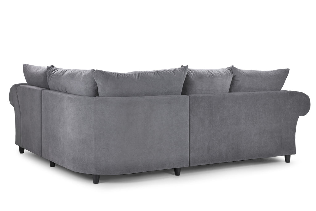 Vista Fullback Sofa Grey Right Hand Facing Corner