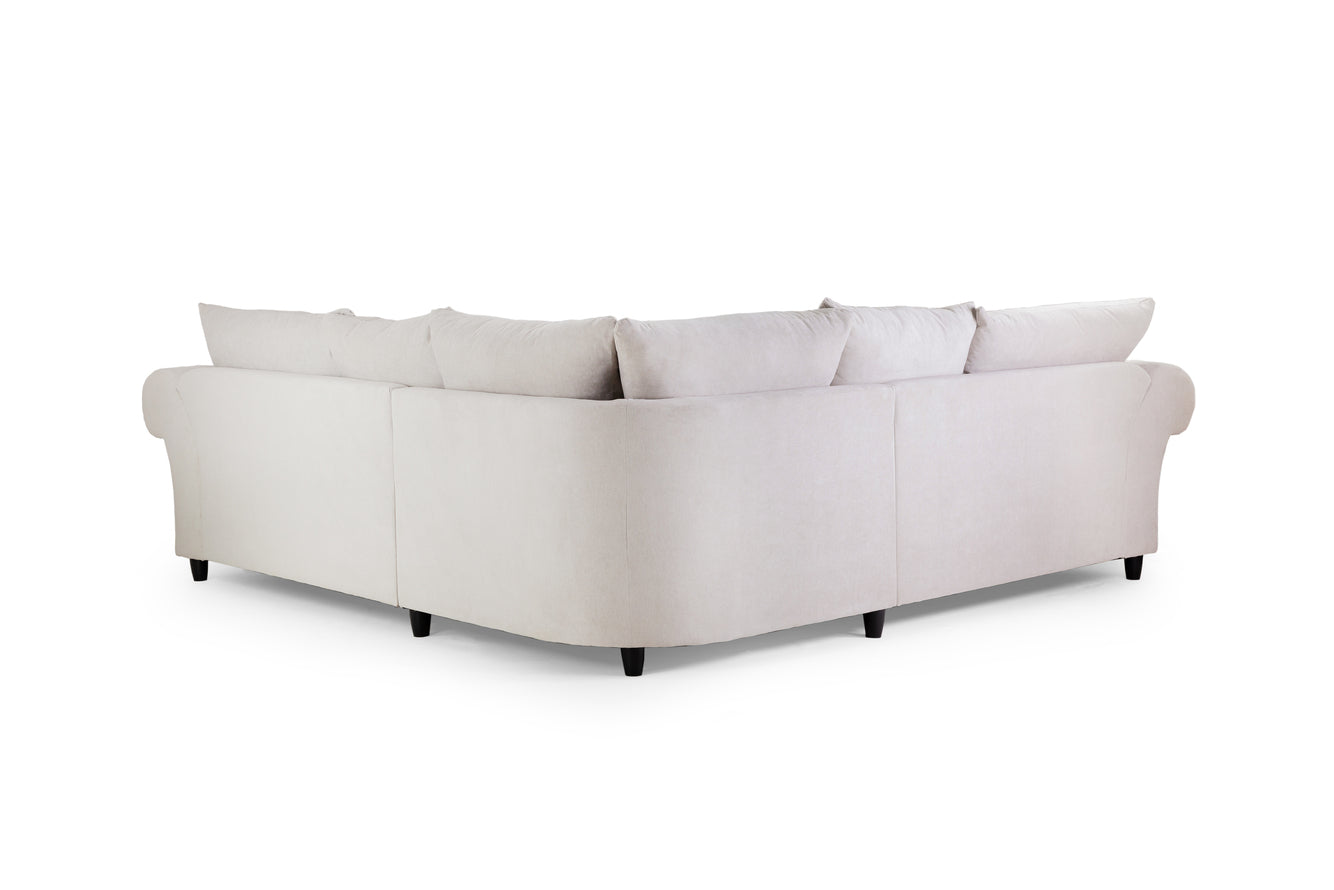 Vista Fullback Sofa Stone Large Corner