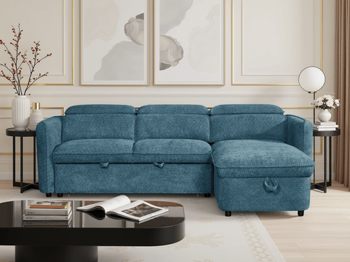 Dusk Sofabed Blue Universal Corner - Sofa Sloth
