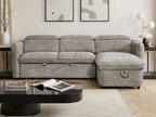 Dusk Sofabed Grey Universal Corner - Sofa Sloth