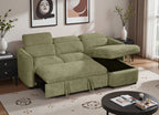 Dusk Sofabed Green Universal Corner - Sofa Sloth