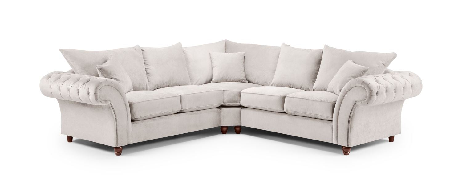 Vista Fullback Sofa Stone Large Corner