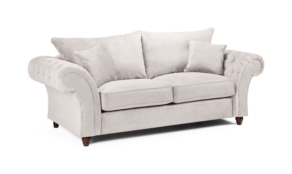 Vista Fullback Sofa Stone 3 Seater
