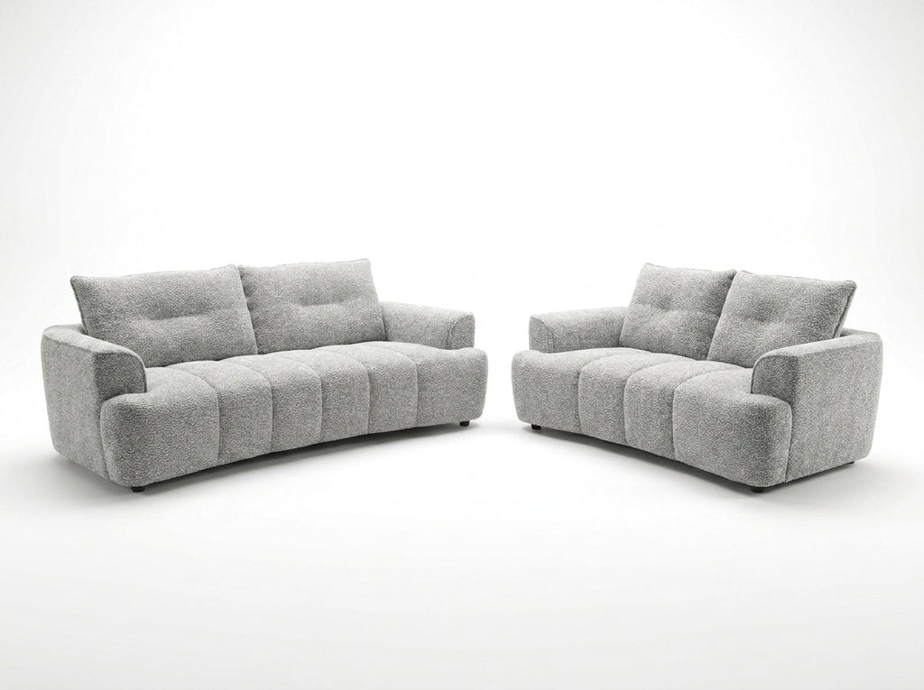 Cush Sofa Grey 3+2 Set - Sofa Sloth