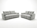 Cush Sofa Grey 3+2 Set - Sofa Sloth