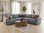 Henley Sofa Grey Large Corner - Sofa Sloth