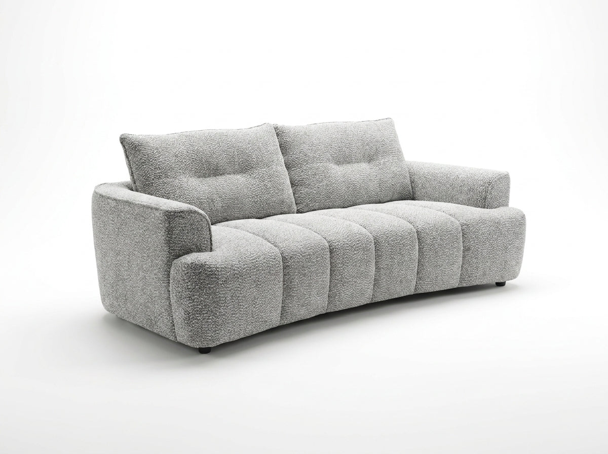 Cush Sofa Grey 3 Seater - Sofa Sloth