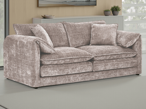 Harmony Sofa Beige 3 Seater - Sofa Sloth