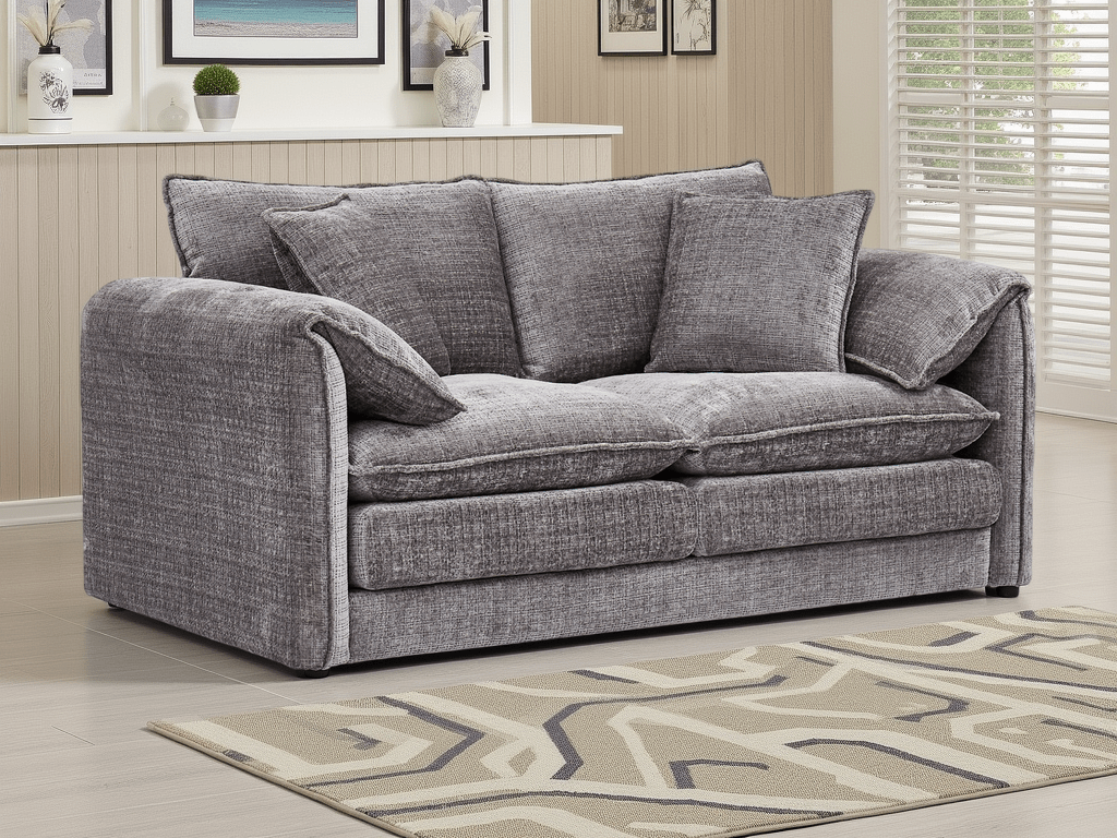 Harmony Sofa Grey 2 Seater - Sofa Sloth