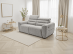 Retreat Electric Recliner Grey 3 Seater - Sofa Sloth