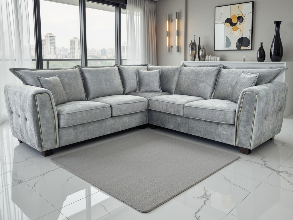 Slowmo Sofa Grey Large Corner
