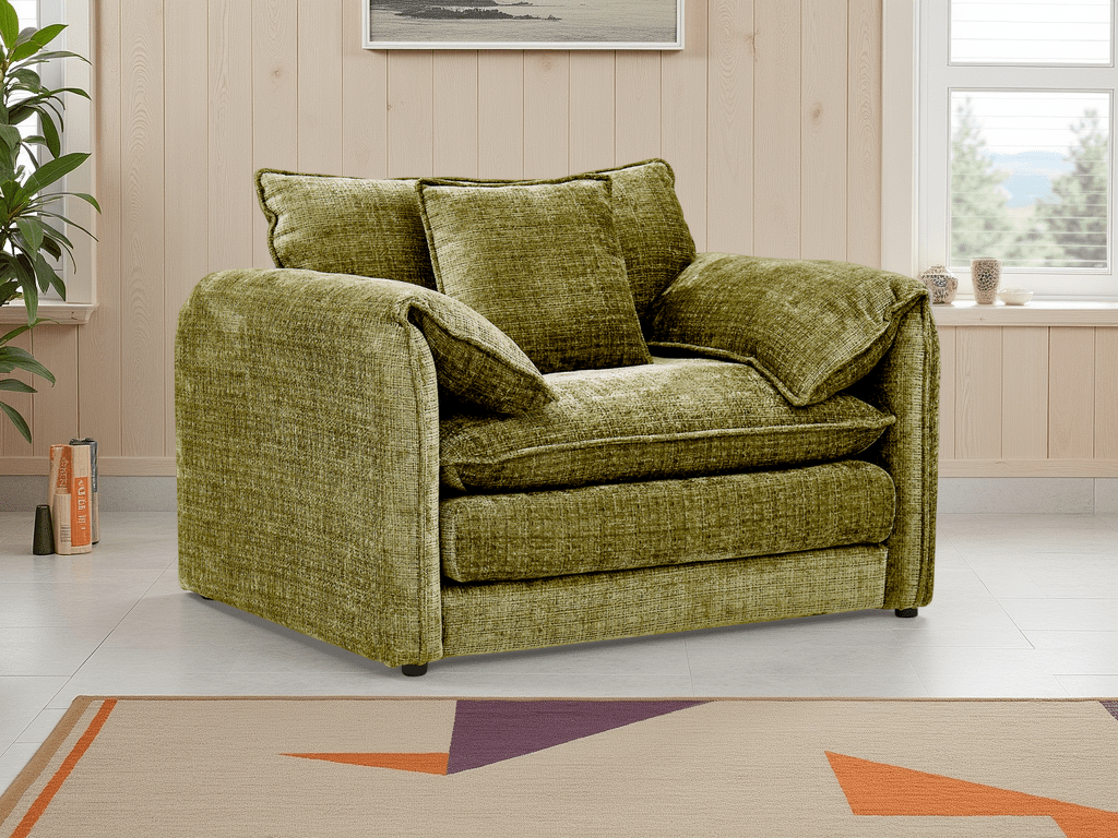 Harmony Sofa Green Armchair - Sofa Sloth