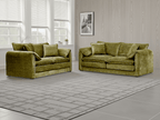 Harmony Sofa Green 3+2 Set - Sofa Sloth
